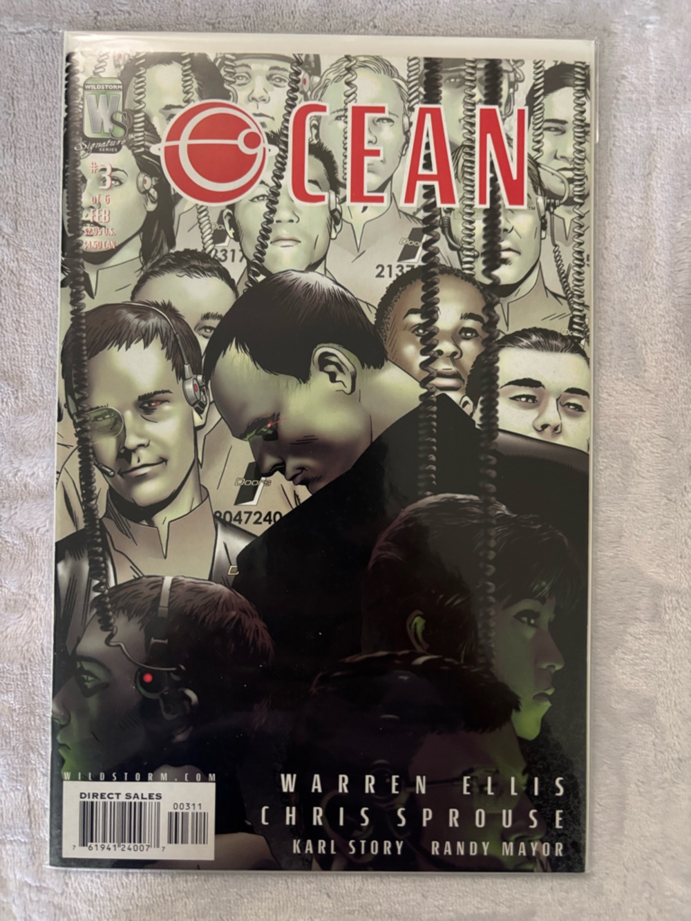 Ocean #3 WildStorm DC Comics 2004 Warren Ellis Chris Sprouse NM